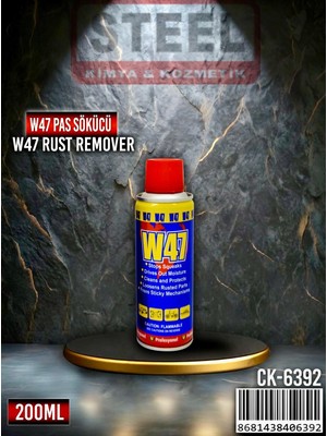 Steel Çok Amaçlı Pas Sökücü ve Yağlayıcı W47 200 ml