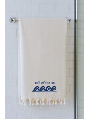LIWOGY Call Of The Sea Nakışlı Peştemal & Havlu & Plaj Havlusu & Örtü 100X180