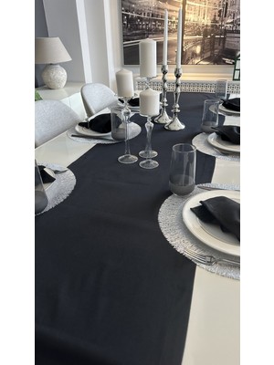 Decamor Home Pamuklu Leke Tutmaz Siyah Peçete 6 Adet