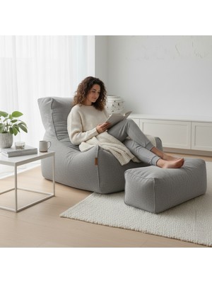 Patara Home 2'li Velvet Model Armut Koltuk& Kaymaz Taban Koltuk % Oyuncu Koltuğu