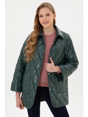 U.s. Polo Assn. Kadın Koyu Yeşil Mont 50312102-VR079