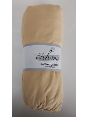 Hardal Sarısı Çift Kişilik Lastikli  Çarşaf