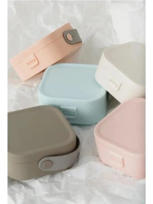 TE Dükkan Buğz Aynalı Makyaj Kutusu Çanta Boy