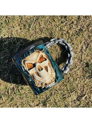 Dükkan Design Ghost Rider  Kabartmalı Seramik Kupa