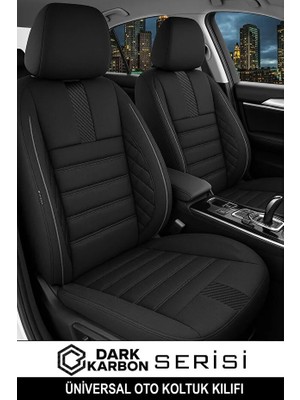 Kurra Store Ford Focusı Mca Trend x 1.6 125 5k Powershift 2015 Trend Serisi Uyumlu Tay Tüyü Oto Koltuk Kılıfı Karbon Siyah