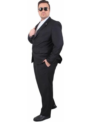 Starbattal Erkek Büyük Beden 6 Drop Takım Elbise Parıs 071010 Sıyah