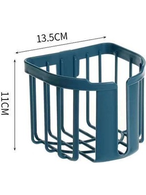 Moresun Buğz Yapışkanlı Çok Fonksiyonlu Banyo Organizeri Beyaz