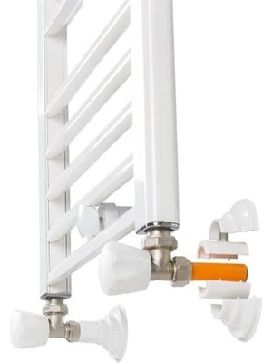 Leaf Shop Boru Gizleme Havlupan Ayarlı Beyaz