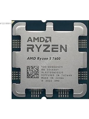 Leaf Shop Ryzen 5 7600 100-000001015 (3.8ghz - 5.1ghz) 38MB Am5 65W Tray Işlemci