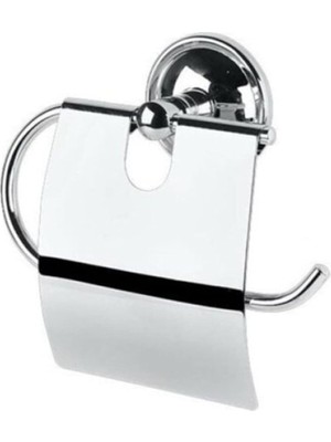Leaf Shop Wc Geniş Kapaklı Metal Vidalı Banyo Tuvalet Kağıtlığı Askısı