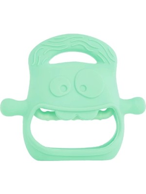 Açık Yeşil Bebek Silikon Diş Kaşıyıcı