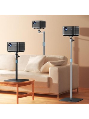 Leaf Shop Profesyonel Yatak, Koltuk Arkası Veya Masaüstü Montaj Projeksiyon Stant, Kamera ve Fotoğraf Makinesi Standı 80-160CM Ayarlanabilir Uzunluk TY-L02 Pro (TY-L02 Pro)