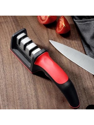 Leaf Shop Home Bıçak Bileme Aleti 3 Aşamalı, 3 Açılı Bıçak Bileyici,bıçak Keskinleştirmek Için Pratik Mutfak Eşyası