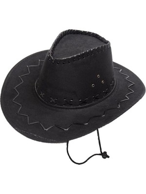 Çocuk Kovboy Şapkası Nubuk Süet