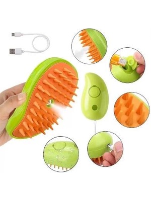 Şarjlı Soğuk Buharlı Kedi Köpek Fırçası Tarağı