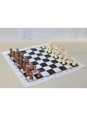 Ahşap Satranç Taşı 9 cm