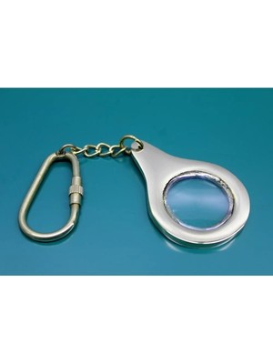 Pirinç Büyüteç Anahtarlık Mini Boy