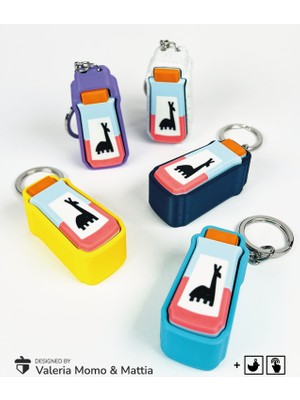 Noctabir Llama Kuzco'nun Iksiri Clicker Anahtarlık Oyuncağı, Sevgililer Günü