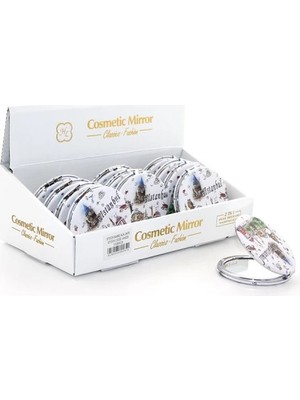 Taşlı Istanbul Tasarımı El Aynası Ince Model 2