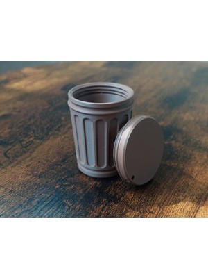 Noctabir Dişli Kapaklı Çöp Kovası Anahtarlık