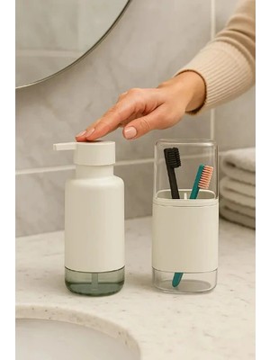 VeraGlobe Buğz 2'li Sıvı Sabunluk ve Diş Fırçalık Seti