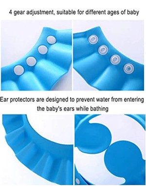 VeraGlobe Buğz Bebek Banyo Şapkası Mavi