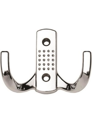 Krom Kaplama Noktalı Vestiyer Askısı 2 Li
