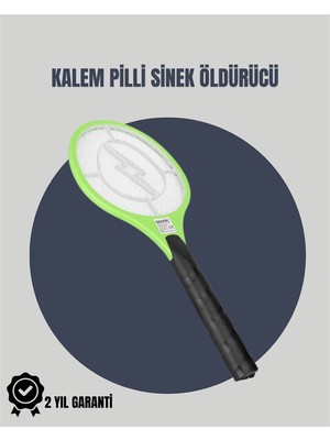 Taşınabilir Elektronik Sinek Swatter – Kimyasal Içermeyen, Ergonomik Tasarım