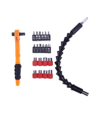 22 Parça Lokma ve Tornavida Ucu Seti Uzatmalı