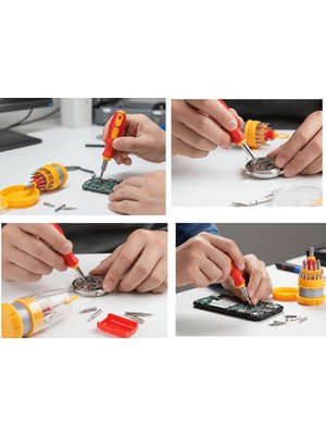 31 Parça Saatçi ve Telefoncu Onarım Tornavida Seti Hassas Tornavida Seti