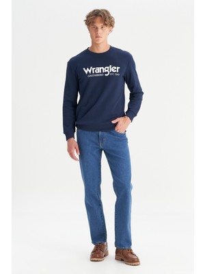 Wrangler Texas Pamuklu Straight Fit Cepli Esnek Jean Kot Denim Pantolon
