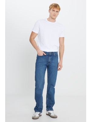 Lee %100 Pamuk Loose Fit Rahat Kesim Jean Kot Denim Pantolon
