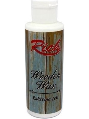 Rich Wooden Wax 120 cc Eskitme Jeli Ahşap Malzeme ile Ev ve Ofis Kullanımı için Abanoz Renk