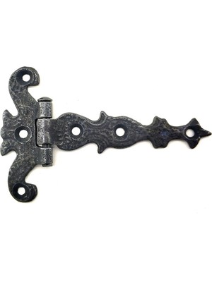 Antika Tarz Dekoratif Pirinç Kuyruklu Kelebek Menteşe - 63X100 Mm, Oksit