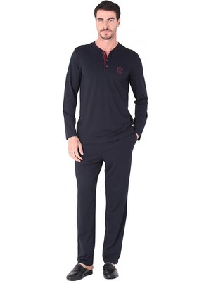 Pileli Store Pilelistore D's Damat 221001 Uzun Kol Pijama Takımı