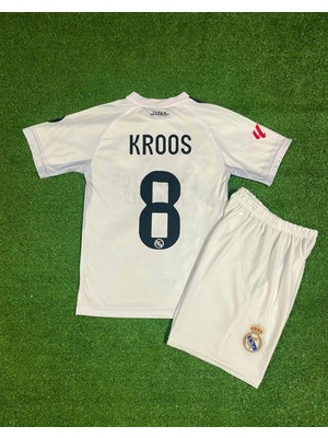 BySportakus Real Madrid 2025/26 Yeni Sezon Toni Kross Iç Saha Cocuk Forması