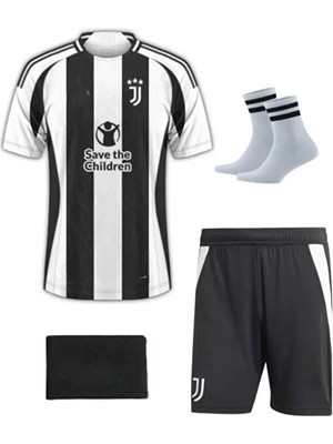BySportakus Juventus Kenan Yıldız Yeni Sezon 2024/25 10 Numara Çocuk Forması 4lü Çorap-Bileklik Hediyeli Asf
