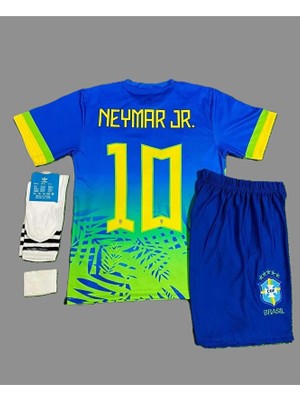 BySportakus Neymar J.r. 2024-25 Yeni Sezon Brezilya Milli Takım Çocuk Forması