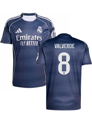 BySportakus Real Madrid 2025/26 Yeni Sezon Valverde Deplasman Forması (New)