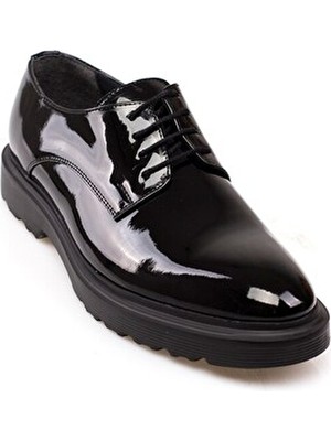 Maximoda Erkek Klasik Ayakkabı TPU Tabanlı Mat Siyah Rahat ve Şık Tasarım