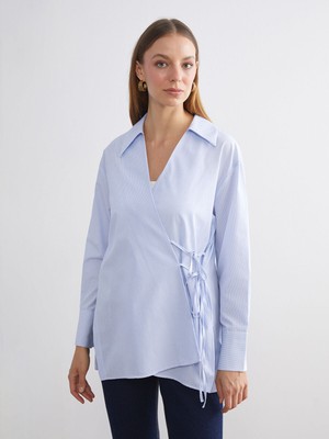 Lc Waikiki Yeni Sezon Beli Bağlamalı Kadın Gömlek Tunik