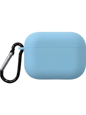 Caseonn Apple Airpods Pro 3 Kılıf Askı Aparatlı Lansman Bebe Mavisi
