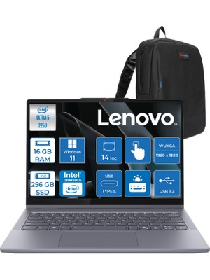Lenovo Ideapad 5 2-In-1 14IAL10 Intel Core Ultra 5 225U Aı 16GB 256GB SSD 14" Wuxga (1920X1200) IPS 300NITS WIN11HOME Dokunmatik +Lenovo® Digital Pen2 Bilgisayarr 83KR000FTRH01+ZETTAÇANTA