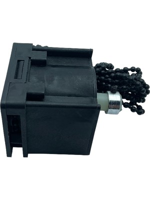 MorPerde 50MM Ahşap Jaluzi Redüktörlü Zincir Mekanizma Siyah