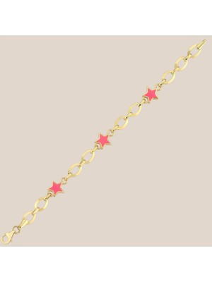 Altıntaş Mineli Yıldızlı Altın Çocuk Künyesi