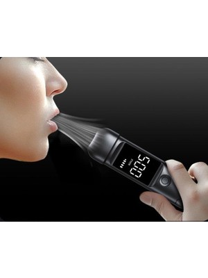 TELEtek Dijital Alkolmetre, LCD Ekranlı, Type-C Şarjlı, Sesli ve Işıklı Uyarı Sistemi, Taşınabilir Alkol Test Cihazı, Temassız, Ağızlıksız, Hijyenik