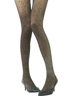 Pilelistore Vog Ince Desenli Külotlu Kartanesi Siyah 2