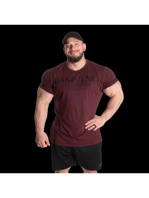 Gasp Basic Utility Tee 220606393 - Maroon