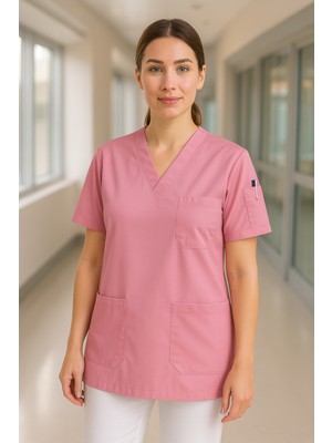 Mirach Mırach Med Kadın Tek Üst 4 Cepli Scrubs Forma
