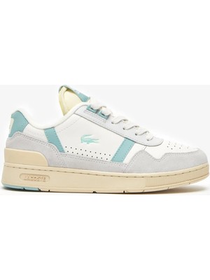 Lacoste T-Clip Womens Sneaker Kadın Günlük Spor Ayakkabı Krem